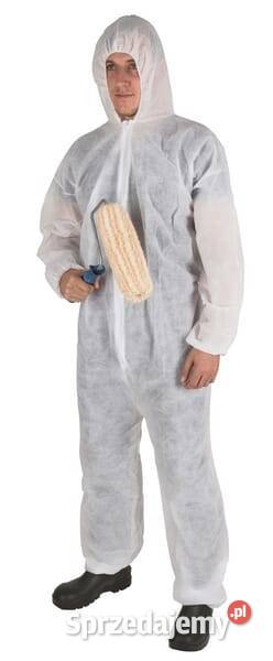 Kombinezony jednorazowe XL białe 45gr 3430KER Kamionna