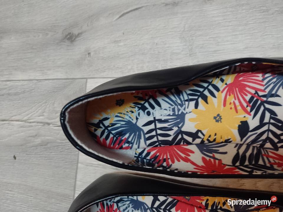 44 bpc Bonprix CZARNE baleriny wieczorowe na Kraków