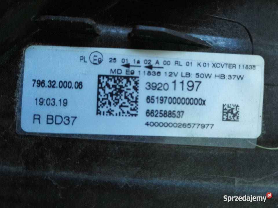 Komplet lamp przednich lewaprawa OPEL ASTRA 5 K Olkusz sprzedam