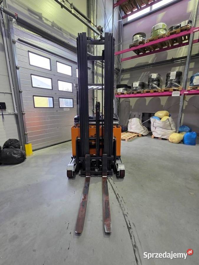 Elektryczny wózek widłowy wysokiego składowania Wózki widłowe Rybno