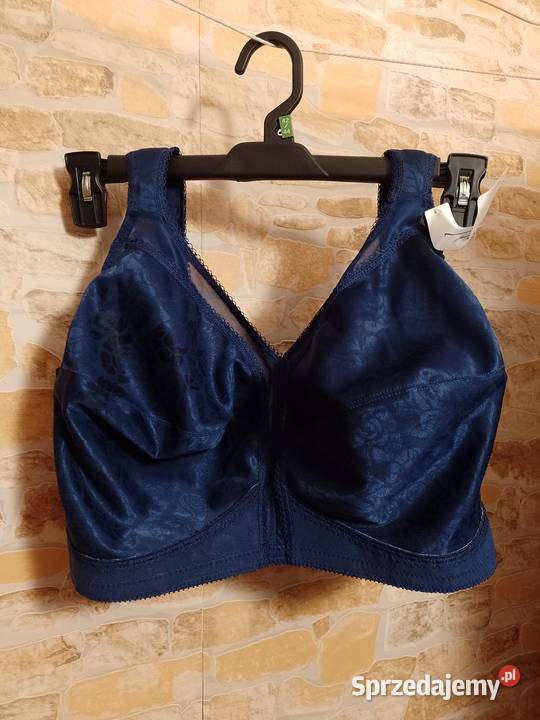 105DD 105E 46XXL Granatowy biustonosz z Londynu Kraków