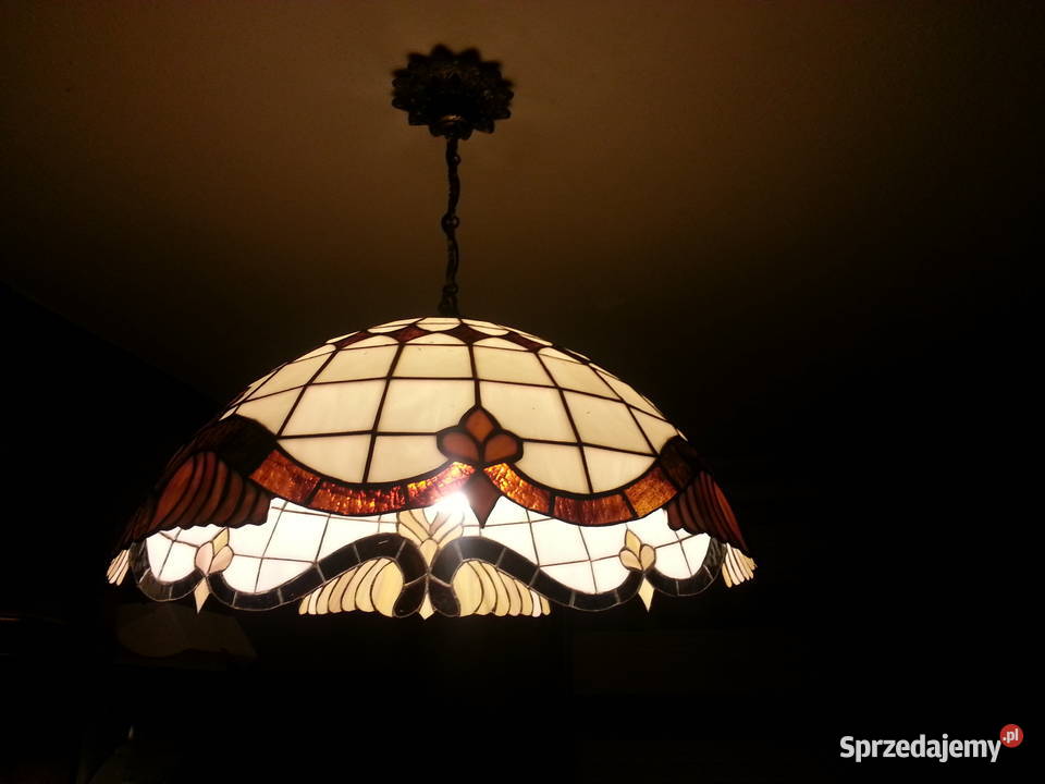 Lampa wisząca witrażowa Lampy wiszące Warszawa sprzedam