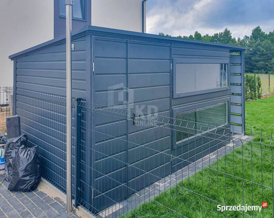 Schowek Domek Ogrodowy 35x2m Wiata 1m 2x Okno Płock