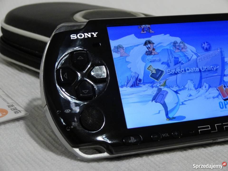 Sony PSP 3004 Black Slim Lite Karta Etui Kraków