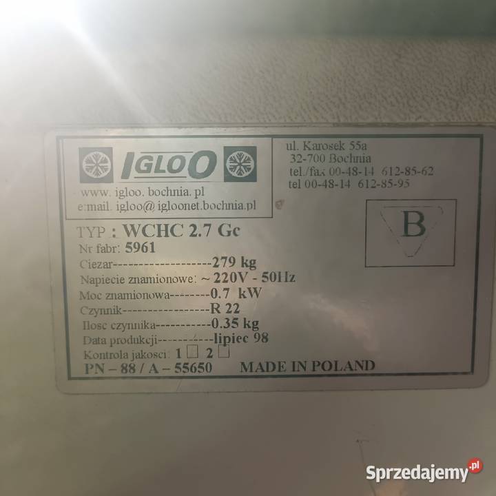 Lada chłodnicza lady chłodnicze lodówki Lipno sprzedam