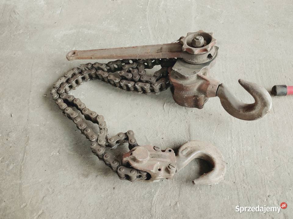 Sprzedam ręczną wciągarkę łańcuchową Dom i Ogród