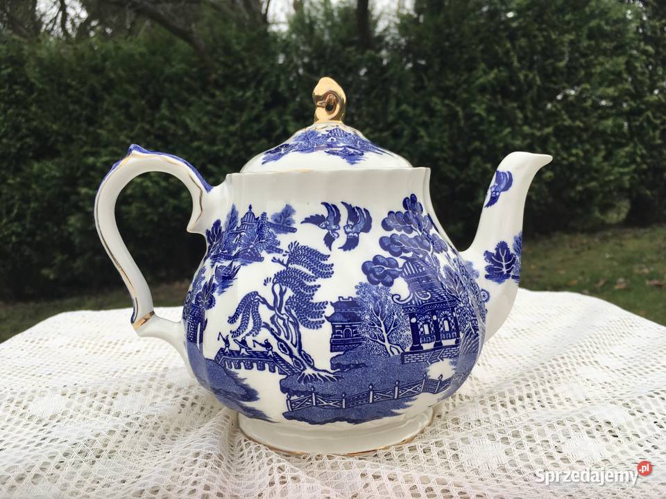 Czajnik Sadler Blue Willow Vintage Anglia małopolskie Kraków