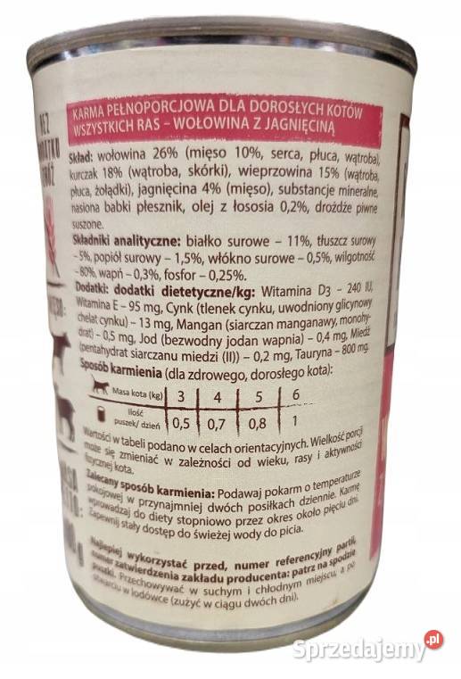 MAXI NATURAL Karma mokra kota bez zbóż Z Wołczyn