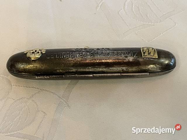 Etui na cygara III Rzesza SS Totenkopf Kraków