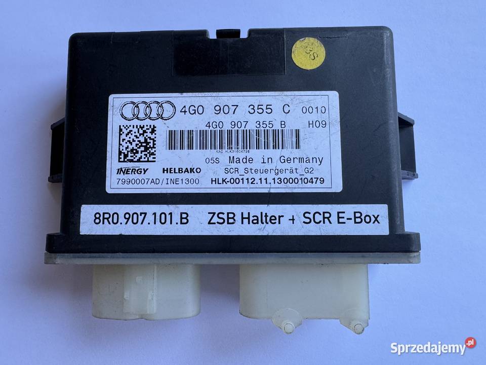 Sterownik ADBLUE Audi A4 A5 A6 A7 Q5 4G0907355C dolnośląskie Kłodzko sprzedam
