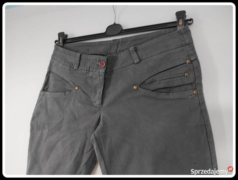 Grafitowe spodenki jeansowe 38 M damskie Płock