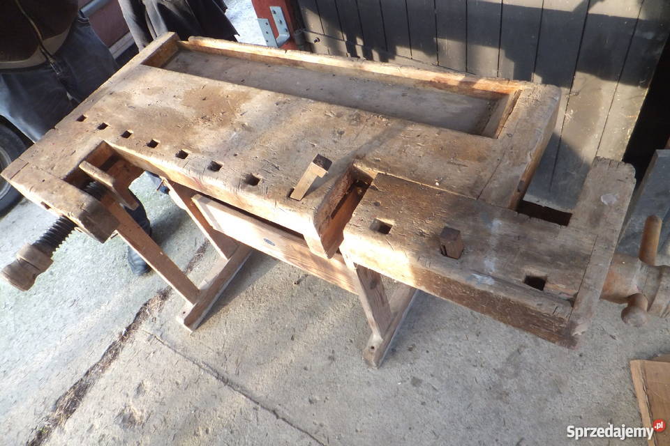 Orginalna Strugnica stół stolarski średni Banie