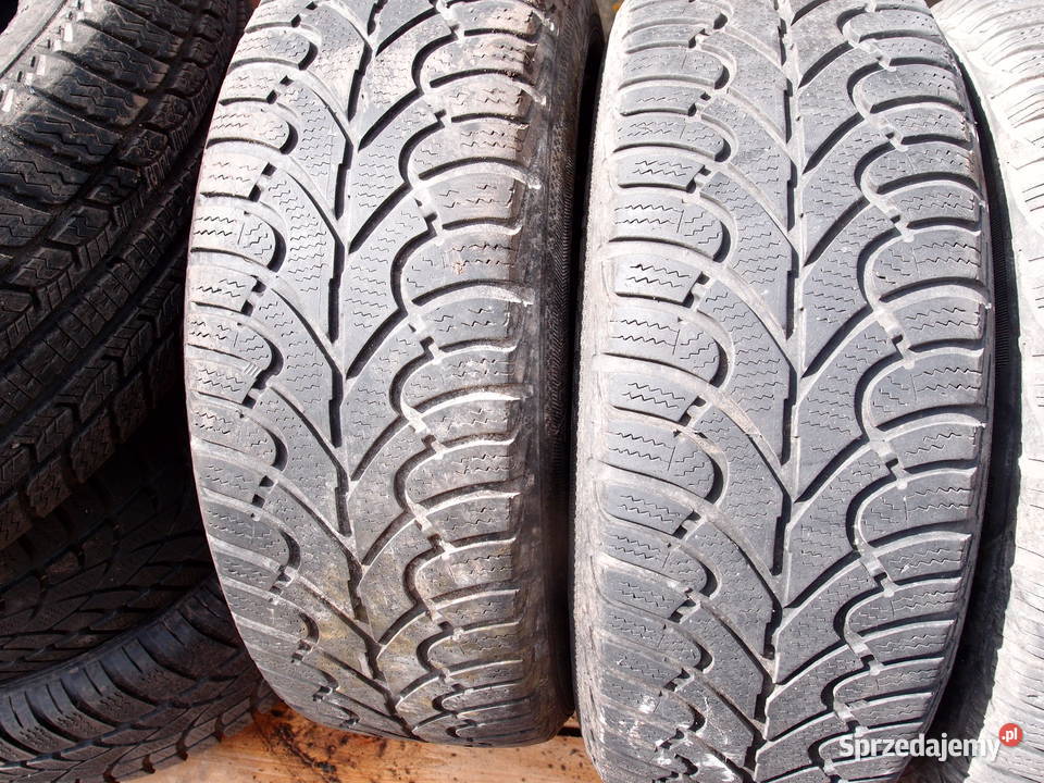 Opony zimowe 18560 R14 2x Goodyear i 2x Fulda z stalowe Łódź