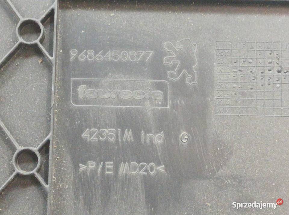 SCHOWEK PRAWY PASAŻERA DESKI Peugeot 508 I 2010