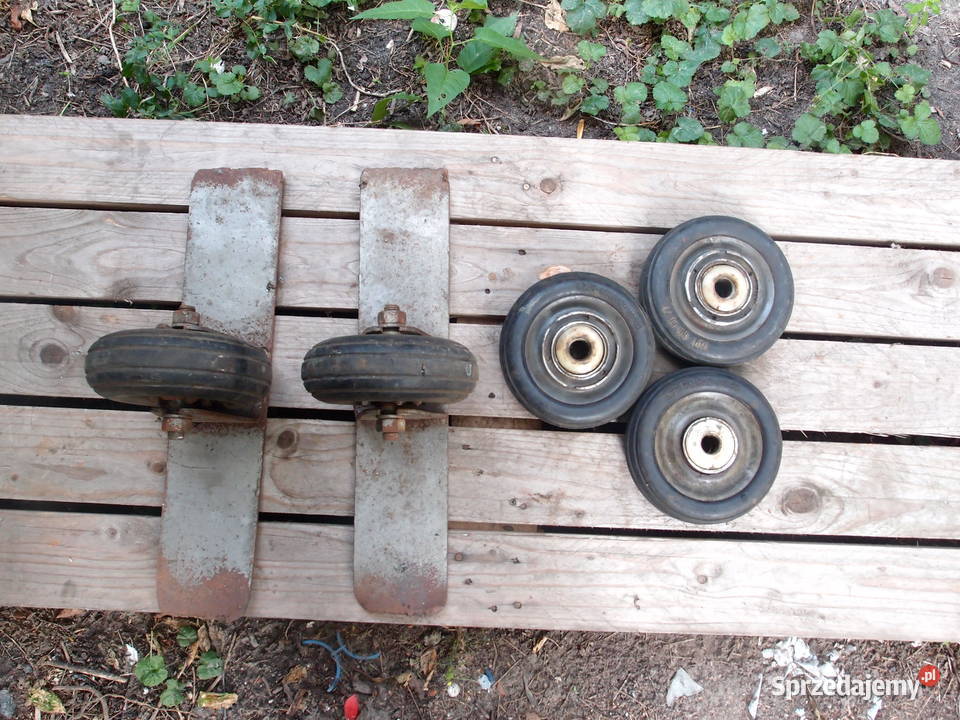 Kółka 16060 gumowo metalowe pełne Pozostałe Łódź