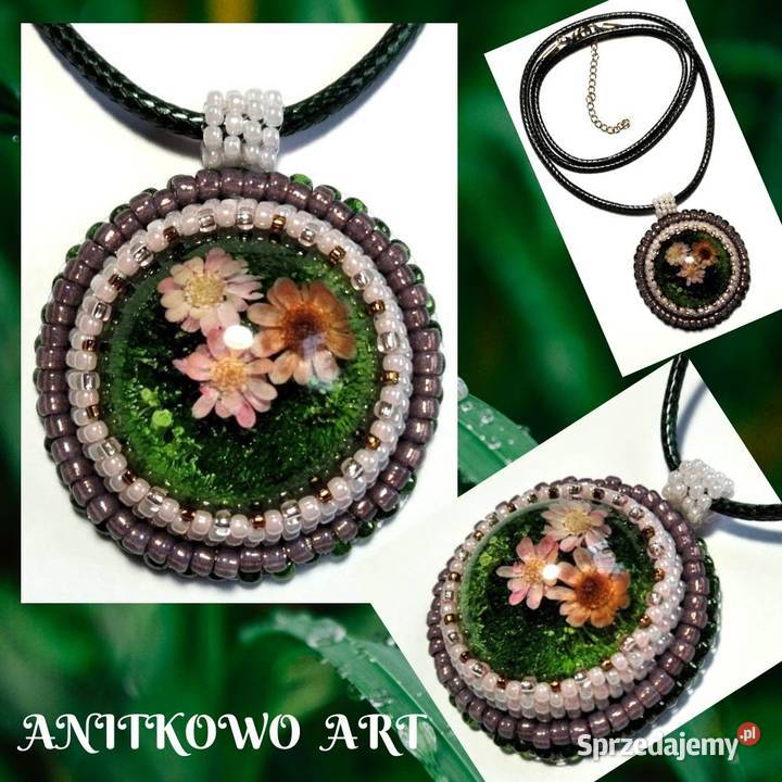 WISIOREK KORALIKOWY Z ŻYWICĄ KWIATKI mazowieckie Warszawa