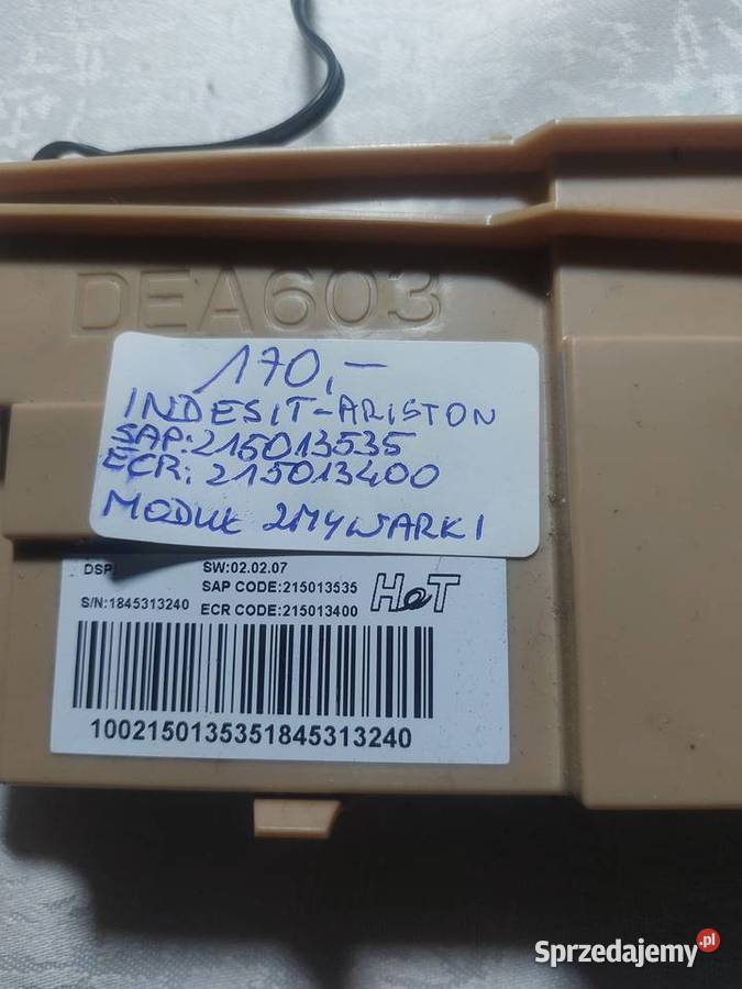 INDESIT ARISTON SAP215013535 ECR215013400 MODUŁ wolnostojące Nowy Sącz