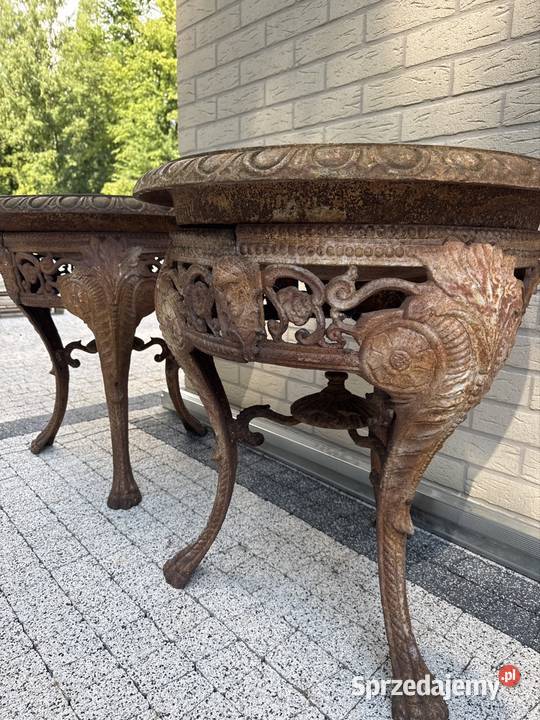 Stare żeliwne donice donica z żeliwa inną niż Długopole Dolne