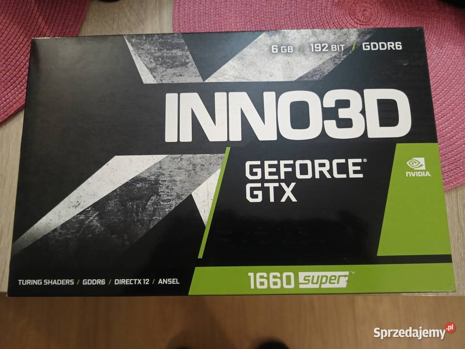 GeForce INNO3D GTX 1660 Super Gliwice