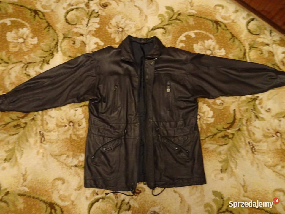 czarna skórzana kurtka męska XXL Warszawa