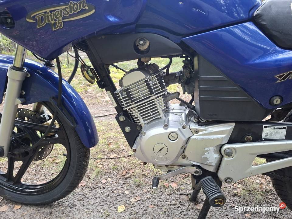 Yamaha diversion 125 elektryczny starter Majdan Królewski