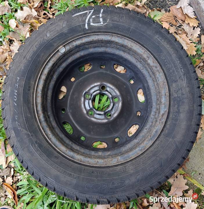 Felgi stalowe z oponami Dębica Frigo na zimę podkarpackie