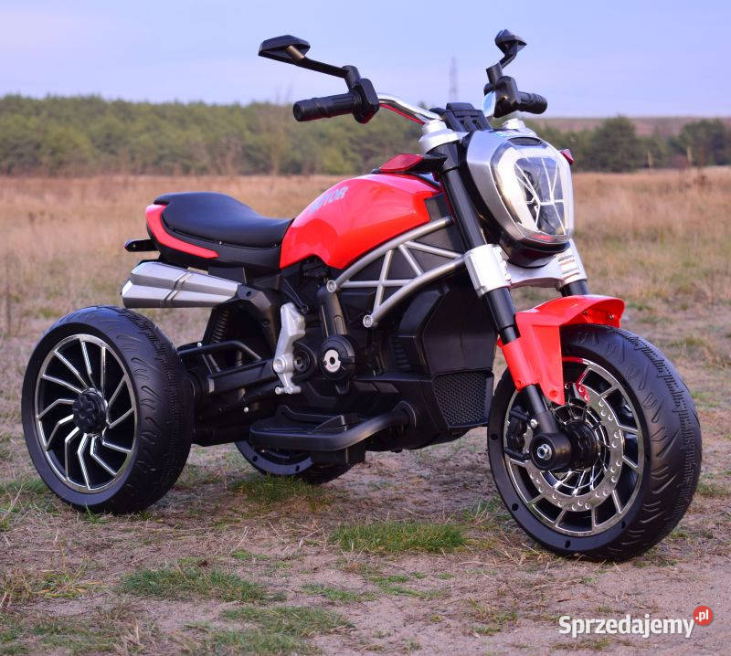 Autko motorek WIELKI MOTOR SKÓRA na akumulator śląskie Myszków