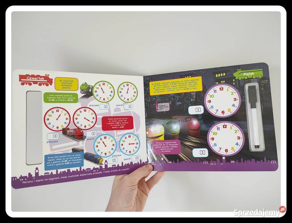 Pracowity tydzień ciuchciaków książeczka z Płock sprzedam