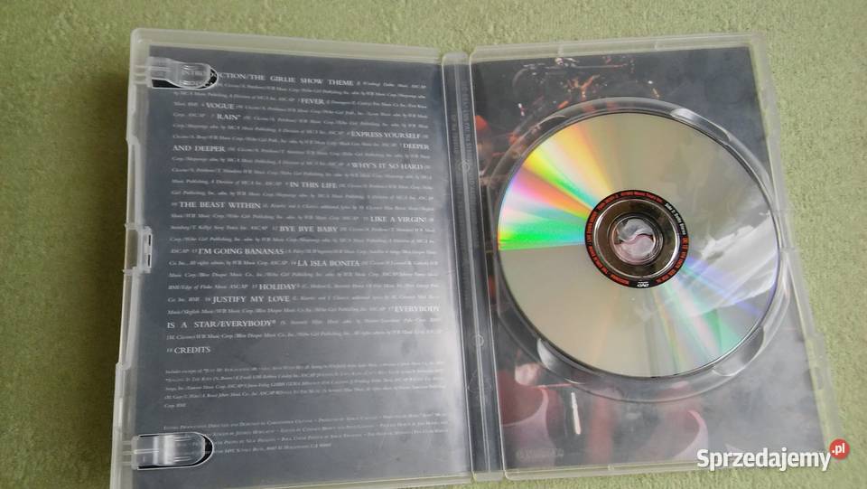Madonna the girlie show koncert 1993 DVD sprzedam