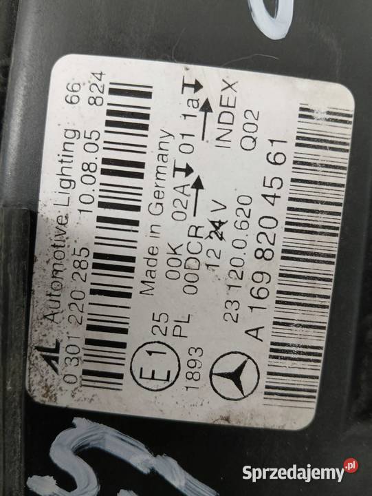 LAMPA PRZÓD LEWA XENON EUROPA A1698204561