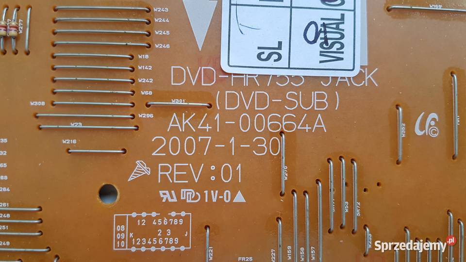 Samsung DVDHR753 DVDHR755 JACK AK4100664A Legnica