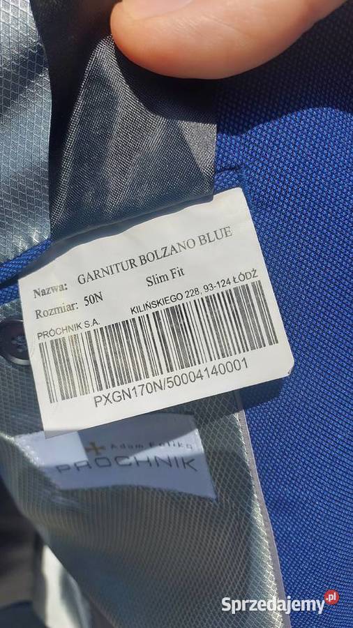 Garnitur męski Pruchnik 50 N Pruchnika 176 Odzież wyjściowa Kutno