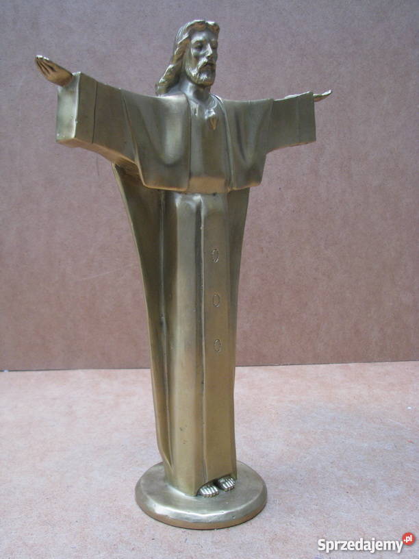 JEZUS CHRYSTUS ODKUPICIEL FIGURA Z BRĄZU małopolskie Kraków