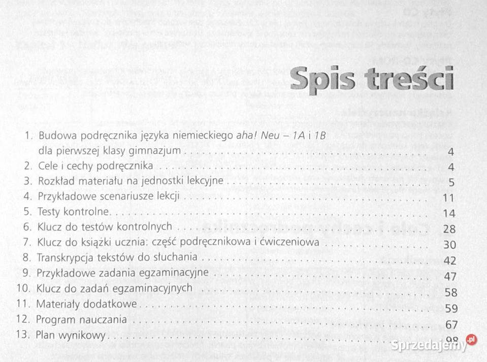 Aha Neu 1A 1B Język niemiecki Książka sprzedam