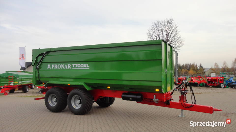 Przyczepa skorupowa rolnicza Pronar T700XL koła Wieluń