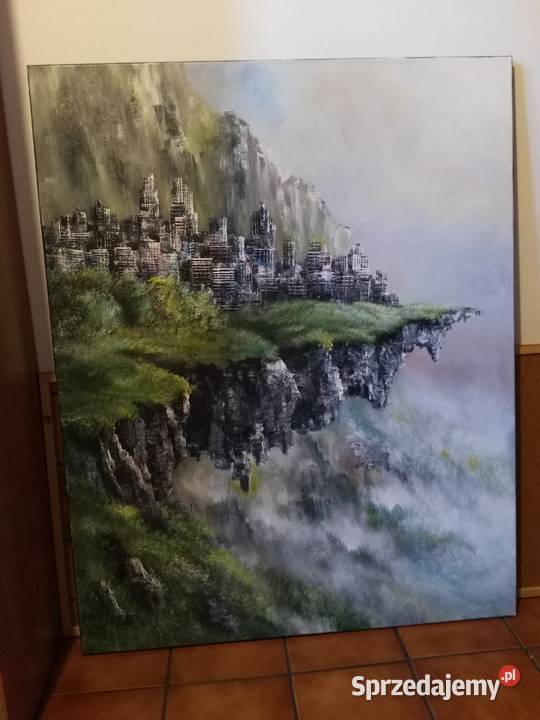 Andrzej Fronczak Skalista kraina akryl 80x100 Włocławek