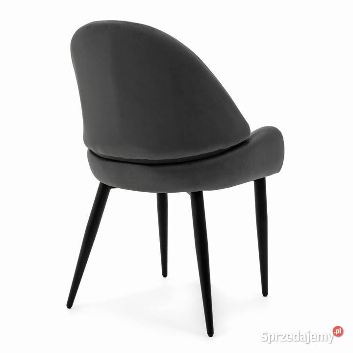 Krzesło Tapicerowane Bergamo Szare Wysyłka 24H wielkopolskie