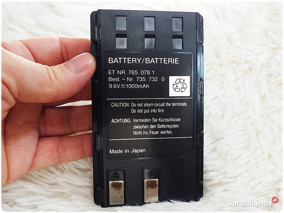 Bateria do kamery VHS 96V 1000mAh Made in Japan Kamery Lubsko