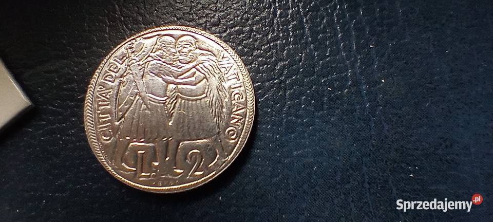 Stare monety 2 lir 1975 Święty Watykan Lesko