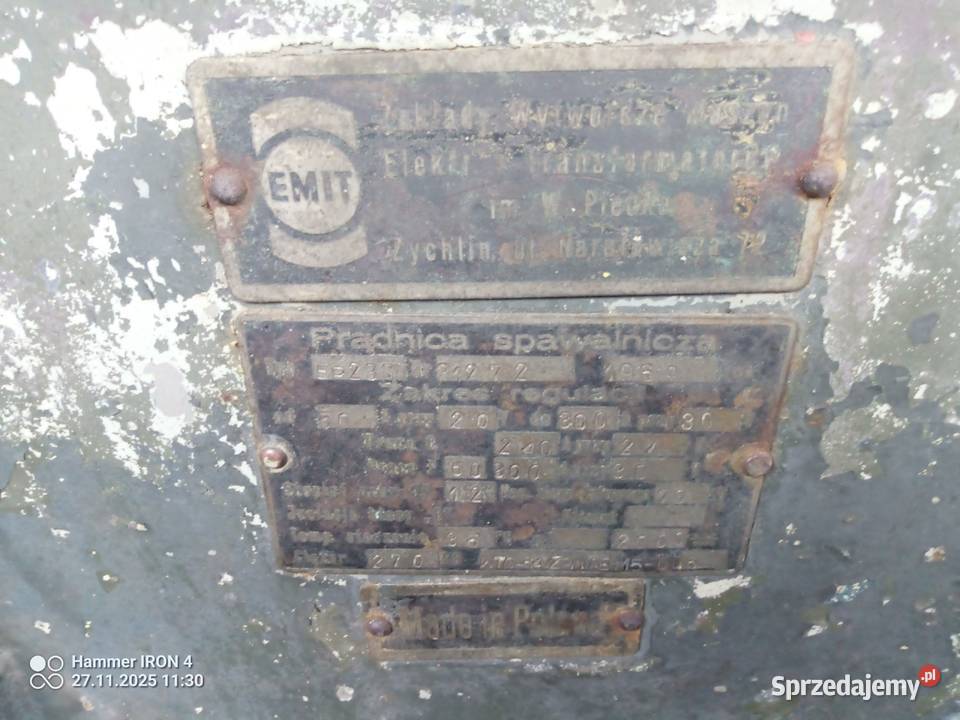 Agregat wojskowy spawalniczy Boiska-Kolonia