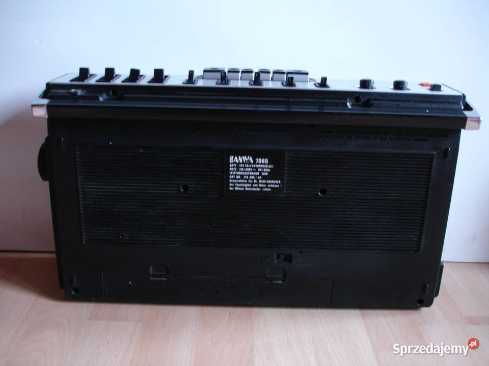 Radiomagnetofon SANWA 7065 Radioodtwarzacze Zielona Góra
