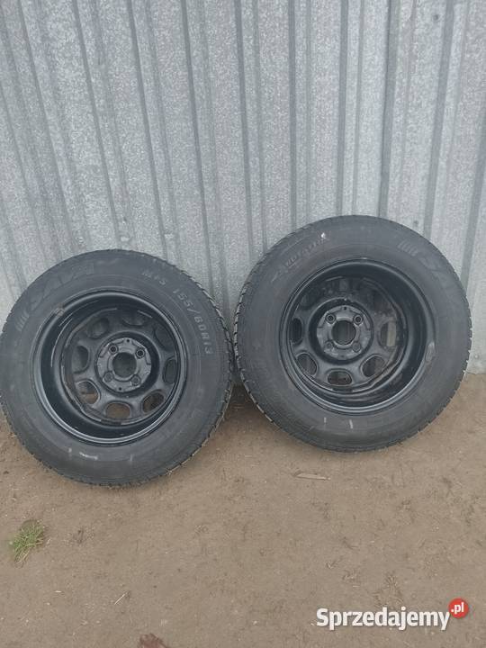 2 Koła r13 4x100 Zima Sava 15580 2017r 62mm Samochodowe
