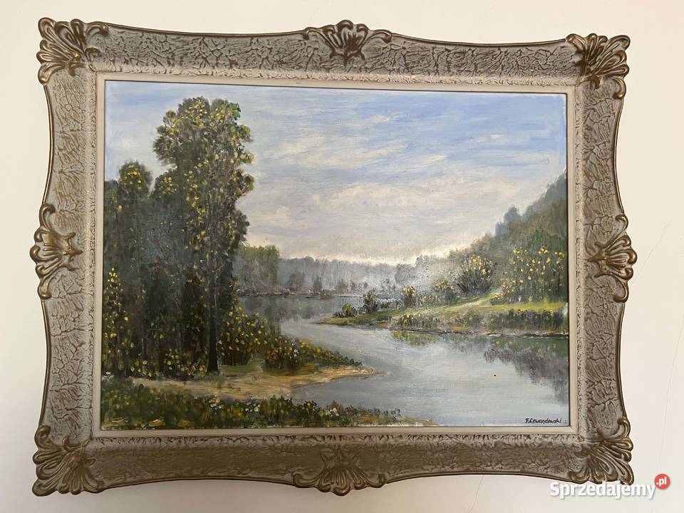 Obraz pejzaż letni Malarstwo