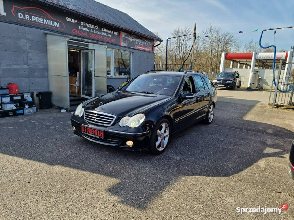 Mercedes C 180 18 Kompressor 143 Automat Skóra gniazdo AUX Słupsk sprzedam