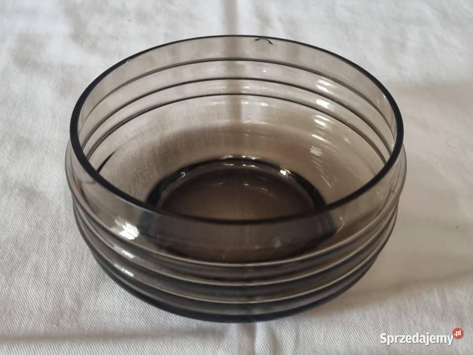 Miseczka na słodyczeowoce ze szkła dymnego mazowieckie Warszawa