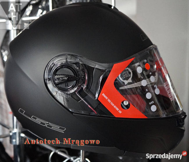 Kask SZCZĘKOWY LS2 STROBE SOLID Bledna czarny sprzedam