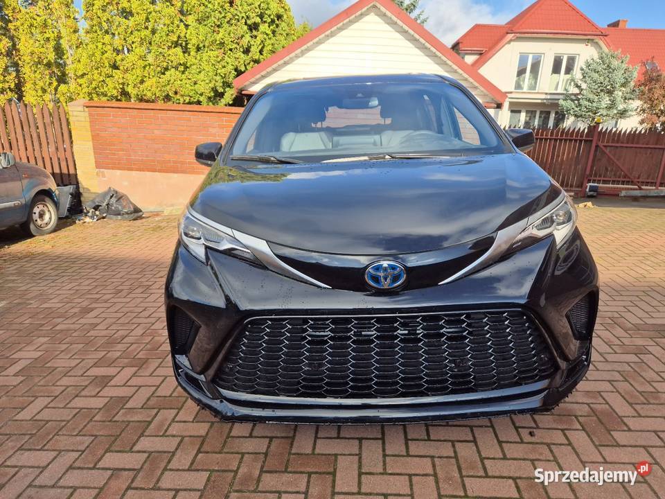 Toyota Sienna Sport Nowa hybryda Sienna podlaskie Białystok