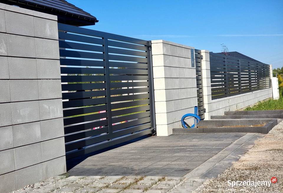 Ogrodzenia modułowe łupane kompleksowy montaż Piątkowisko