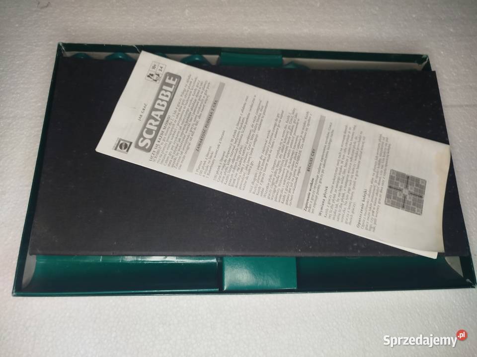 Gra Planszowa Scrabble polsku kompletne Zgierz