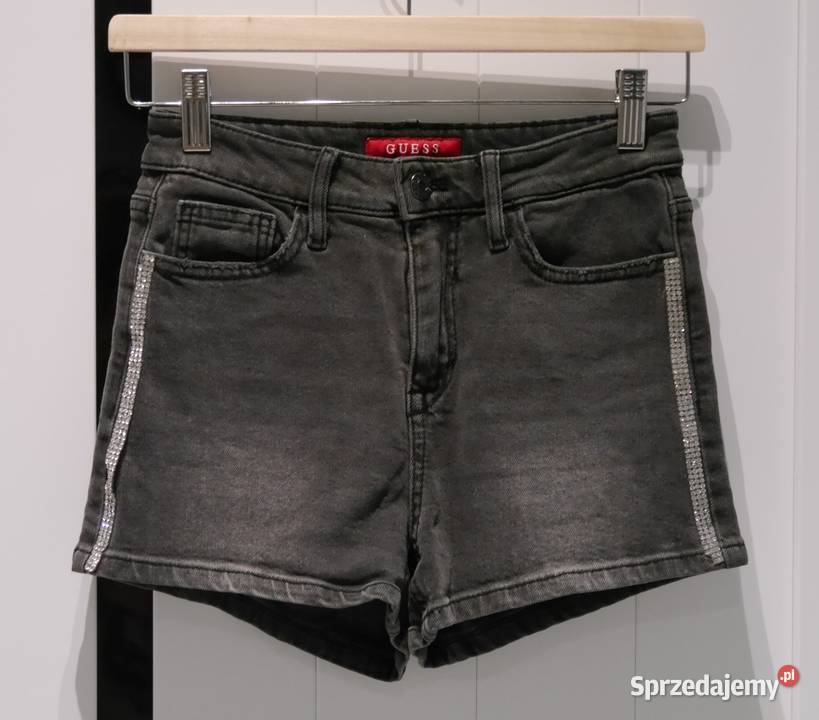 Guess świetne spodenki cyrkonie 34 XS Krótkie Wrocław
